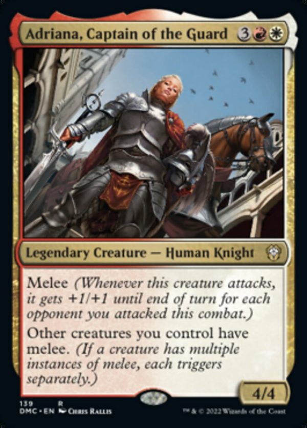 Adriana, Captain of the Guard [Dominaria United Commander] Sale