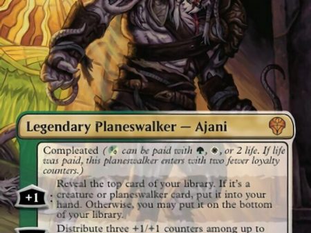 Ajani, Sleeper Agent (Borderless) (376) [Dominaria United] Online now