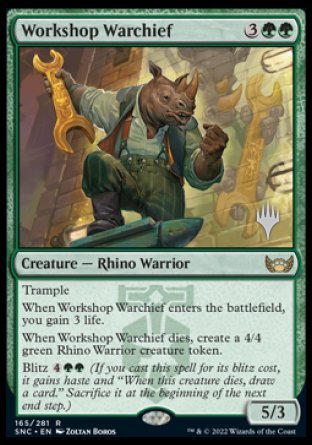 Workshop Warchief (Promo Pack) [Streets of New Capenna Promos] Discount