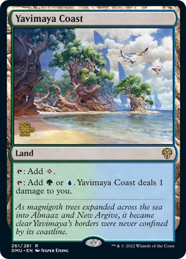 Yavimaya Coast [Dominaria United Prerelease Promos] Online Hot Sale