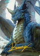 Young Blue Dragon Art Card (Gold-Stamped Signature) [Commander Legends: Battle for Baldur s Gate Art Series] Cheap