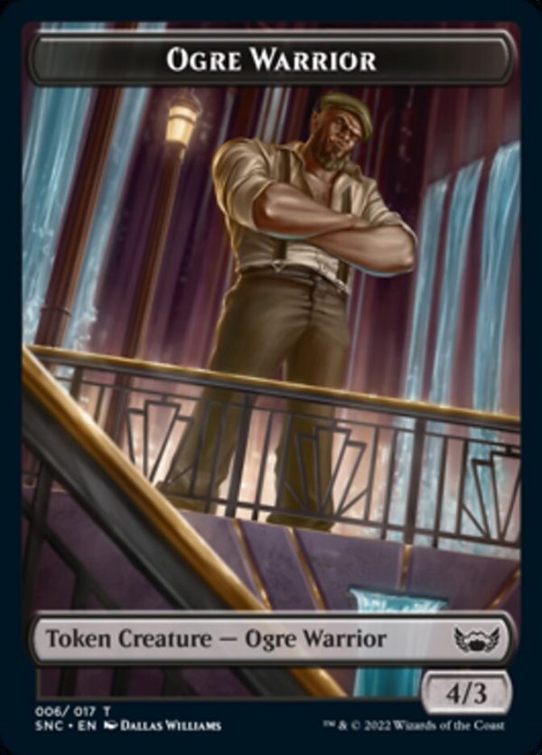 Ogre Warrior    Dog Double-Sided Token [Streets of New Capenna Tokens] Fashion