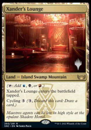 Xander s Lounge (Promo Pack) [Streets of New Capenna Promos] Fashion