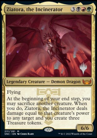 Ziatora, the Incinerator (Promo Pack) [Streets of New Capenna Promos] Online now