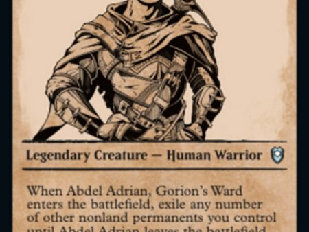 Abdel Adrian, Gorion s Ward (Showcase) [Commander Legends: Battle for Baldur s Gate] Online