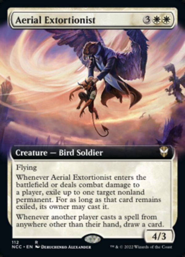 Aerial Extortionist (Extended Art) [Streets of New Capenna Commander] Online Sale