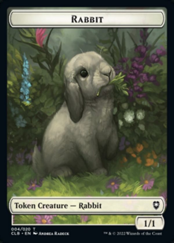 Rabbit Token [Commander Legends: Battle for Baldur s Gate Tokens] For Discount