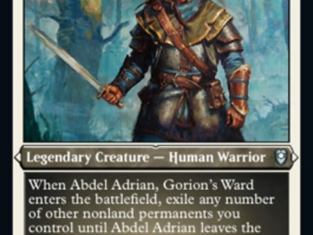 Abdel Adrian, Gorion s Ward (Foil Etched) [Commander Legends: Battle for Baldur s Gate] Supply